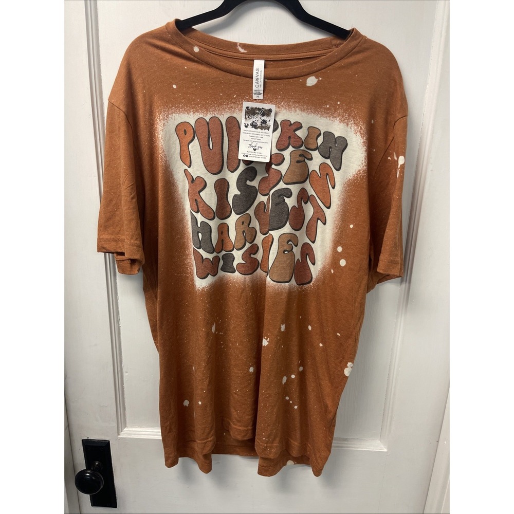 Bella-Canvas Unisex Fall Sayings Graphic T-Shirt Size 2XL NWT